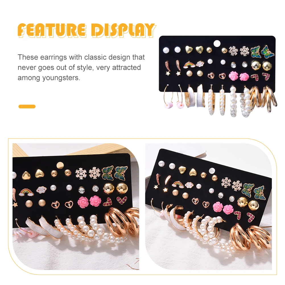 

Flower Butterfly Earrings Set Modern Ear For Women Trendy Jewelry Collection