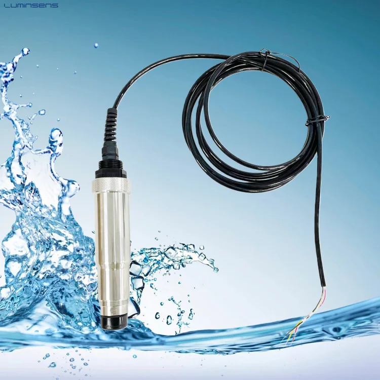 Online Industrial RS485  Fluorescence Method O2 Sensor Water Dissolved Oxygen Meter 0-30mg/L Oxygen Analyzer Industrial