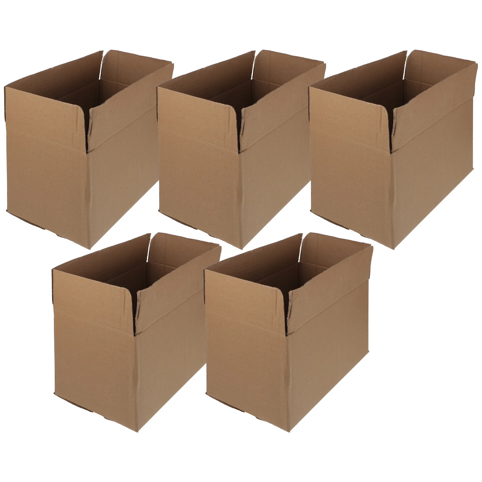 

5 Pcs Packaging For Entrepreneurship Express Box Packaging Boxes Corrugated Board Paper Moving Kraft Cardboard Storage Cartons