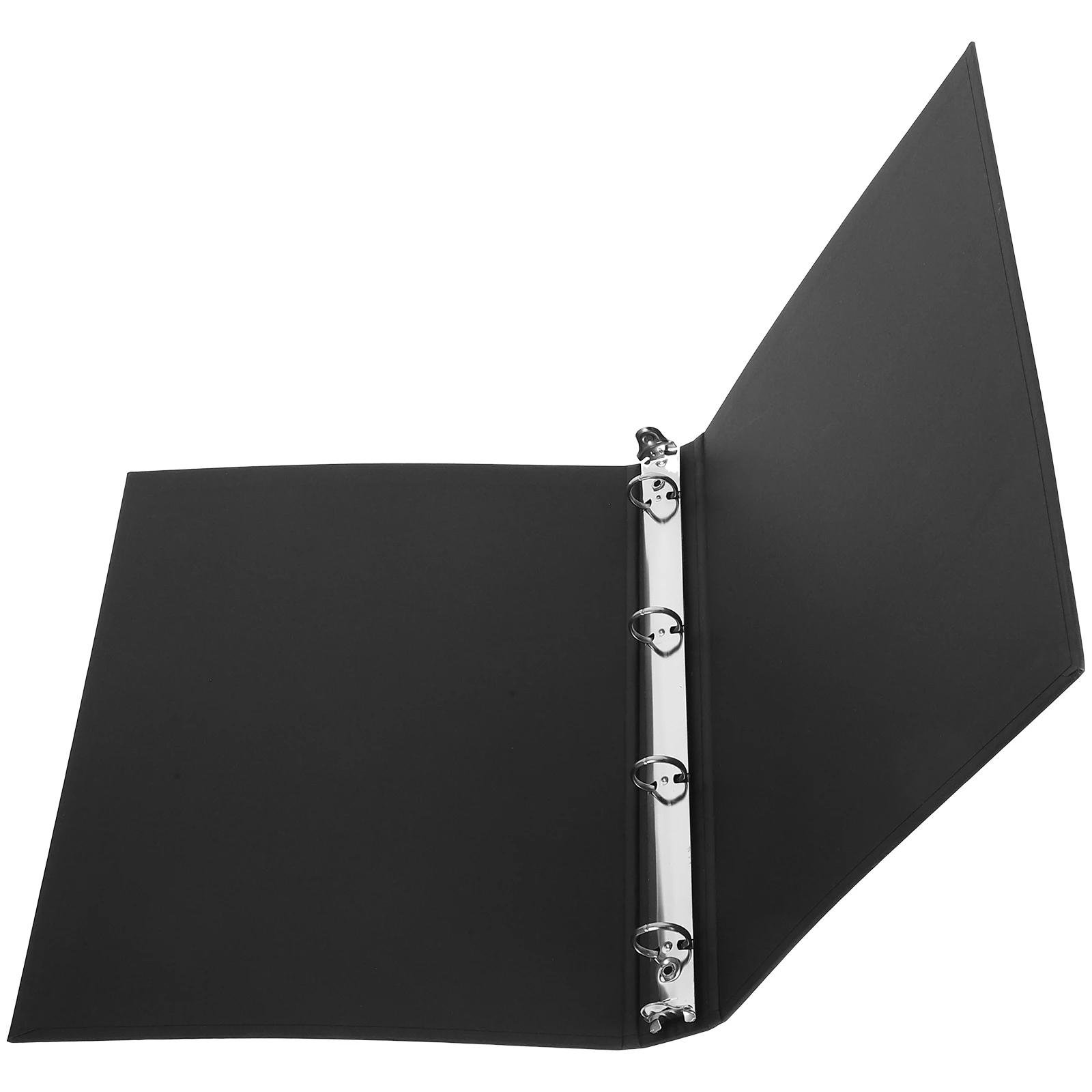 1pc A4 4 Ring Binder Cover Kraft Paper Notebook Shell For School Planner Loose Leaf Binding Folder Binder Journal