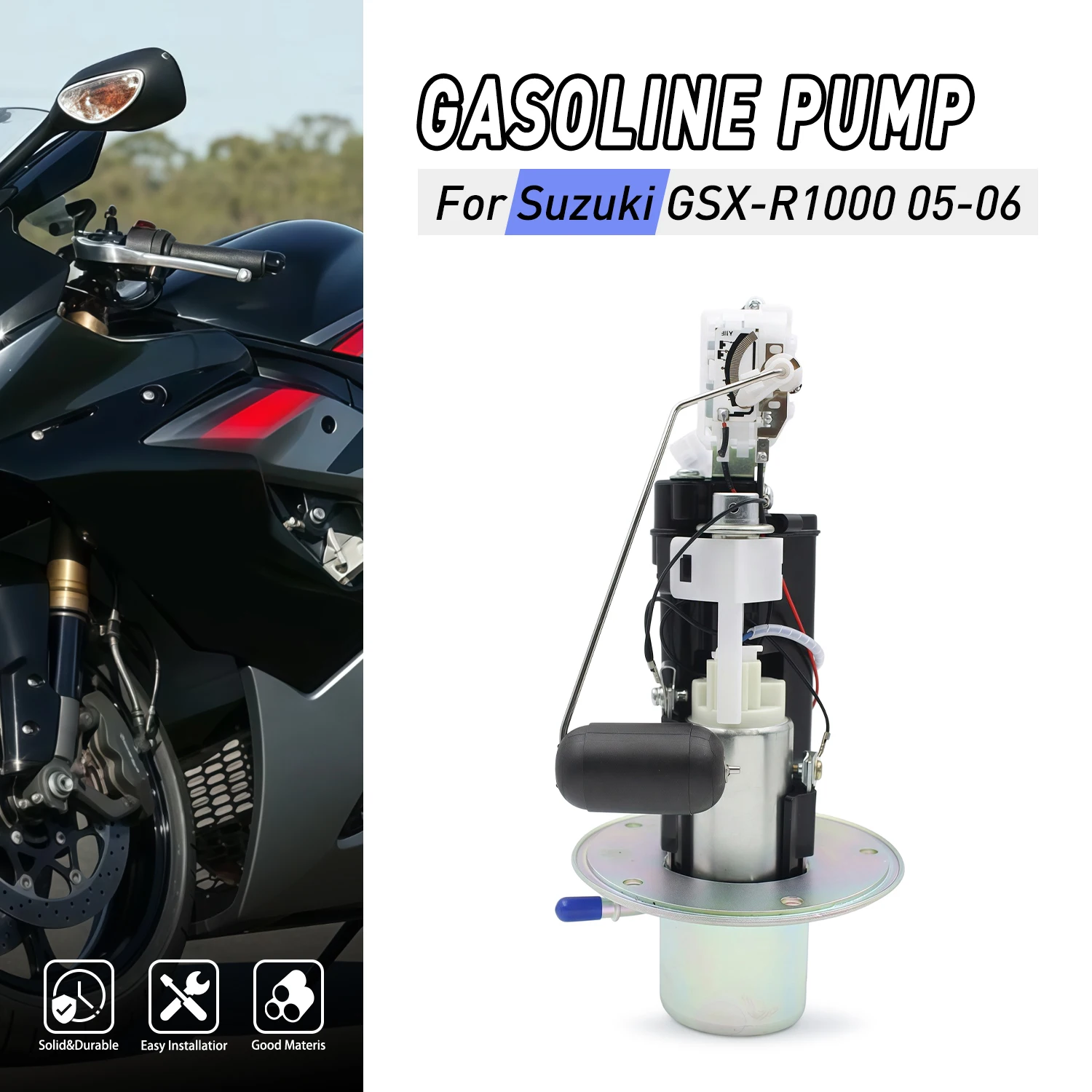 Motorcycle Fuel Pump Assembly UCT30SU21 1510041G00 For Suzuki GSX-R1000 GSXR1000 2005 2006