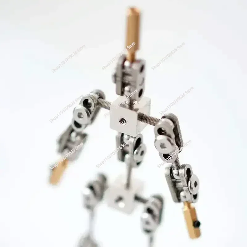 Man skeleton NOT-READY-MADE Studio Stop Motion Armature Kits  Metal Puppet Figure for Character Design Creation