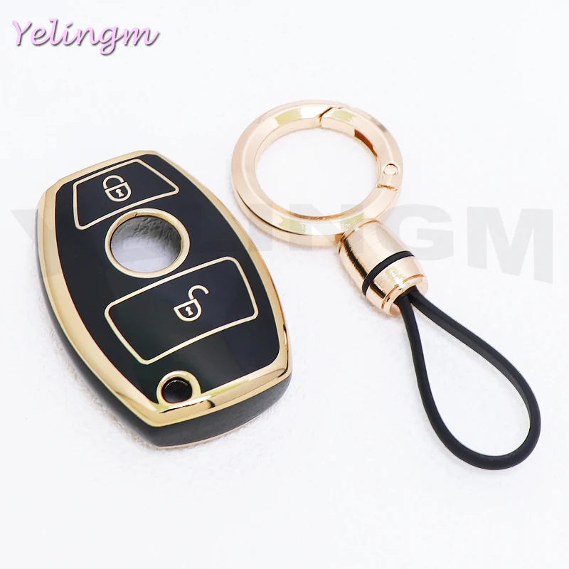 Schlüsselanhänger für Mercedes Benz A B C S Klasse AMG GLA CLA GLC W176 W221 W204 W205 Autoschlüsselhülle Schlüsseltasche Zubehör