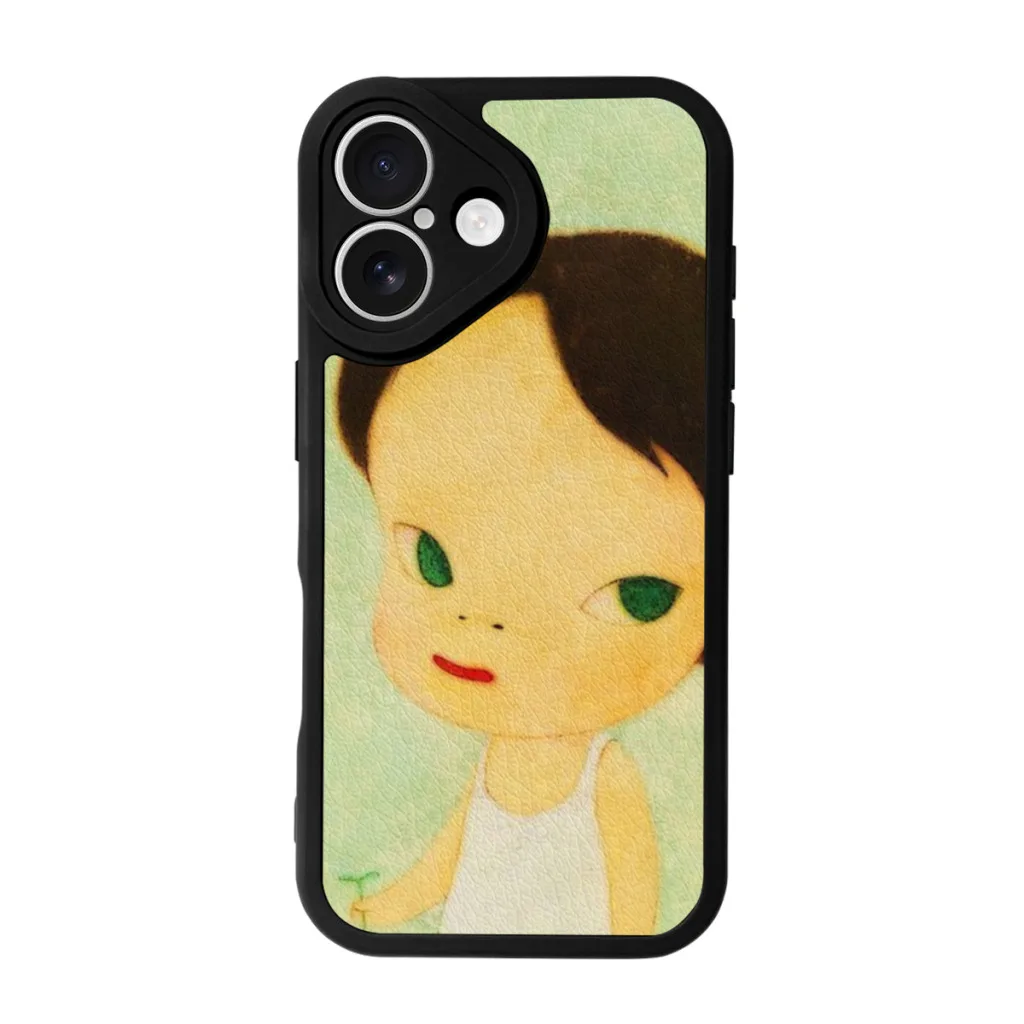 

Phone Case For iPhone 16 Pro Max Silicone Skin Case Nara Yoshimoto Art Japanese, pop art