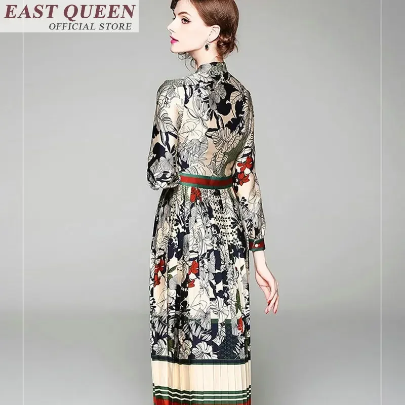 Ropa tradicional china para mujer, vestidos largos de manga larga ao dai, vestido de mujer, novedad de verano, vestidos de moda 2018 FF289 A M17