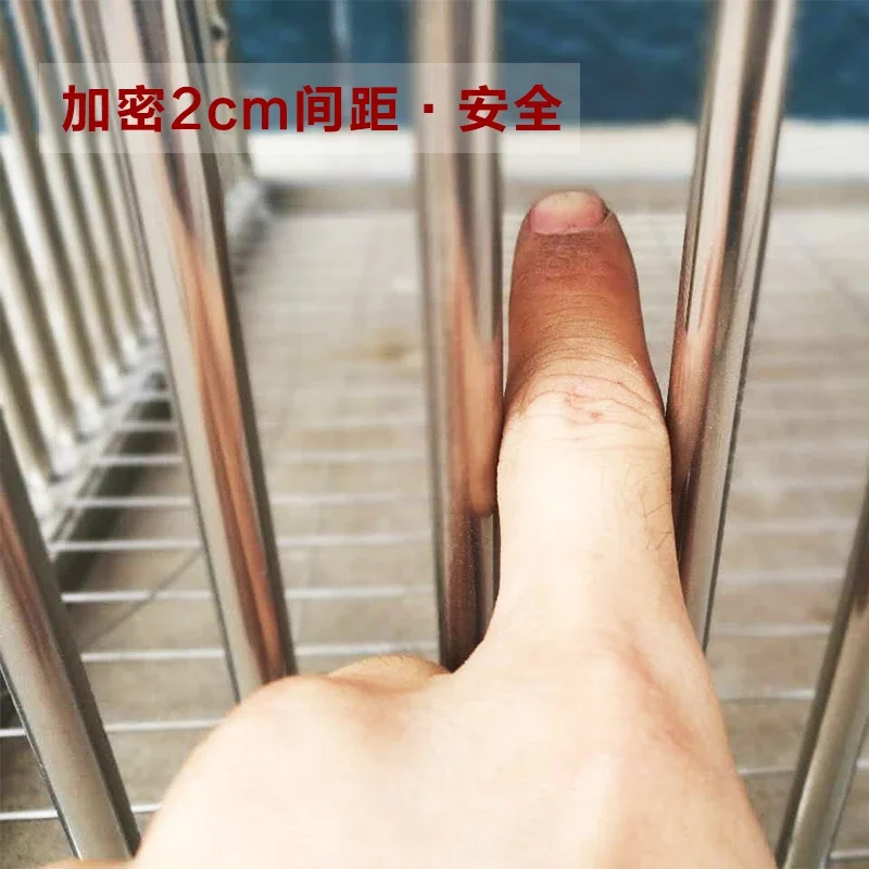 Carrier pigeon stainless steel cage jumping pigeon loft cage jumping door racing European style in and out of the