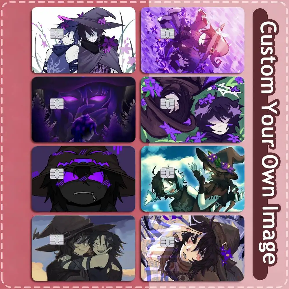 Game Forsaken Azuretime Azure  Credit Card HD Stickers Small Chip Waterproof Sticker Game Card Decal Gift