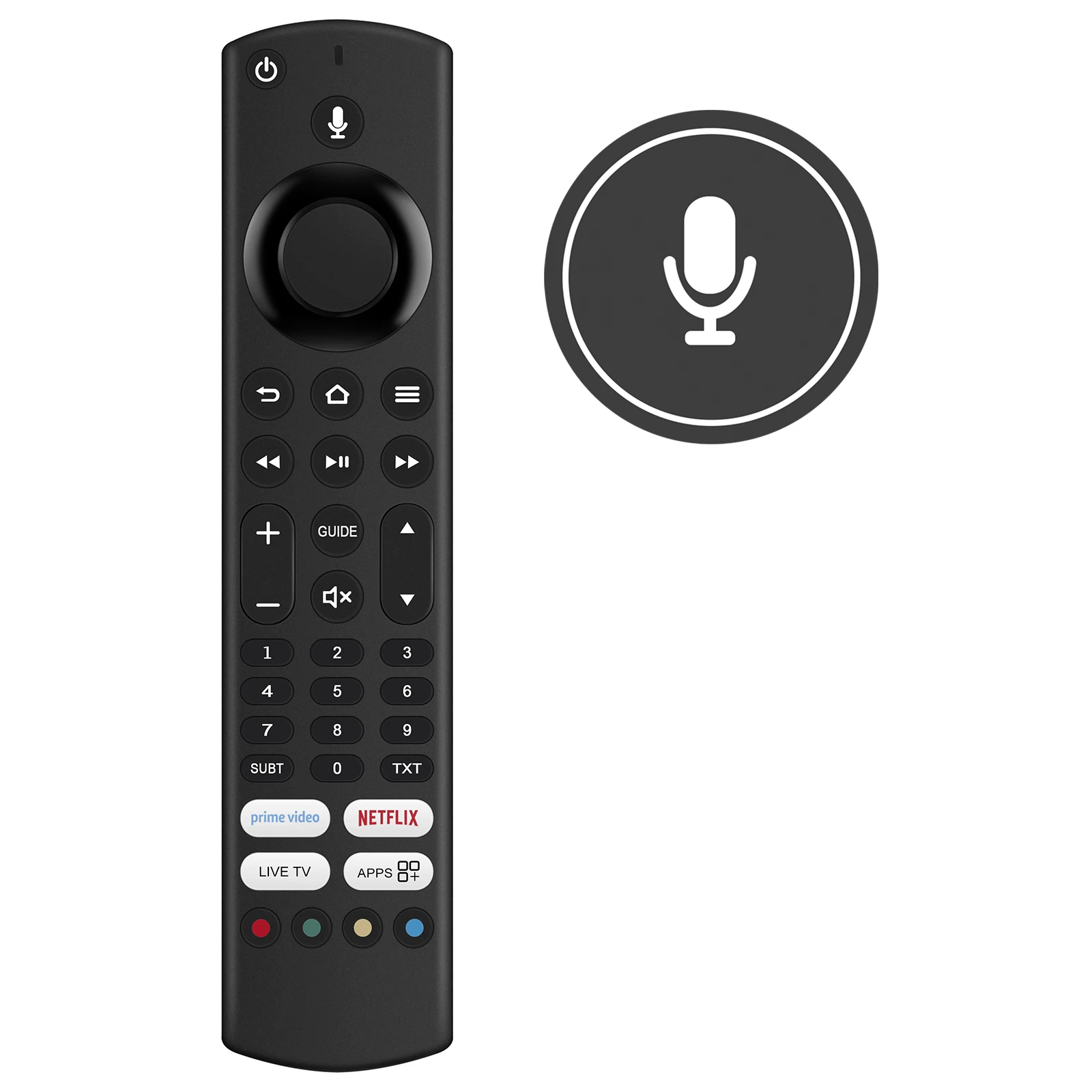 New RM-C3253 Replaced Voice Remote Control fit for JVC Fire TV and Xiaomi Fire TV