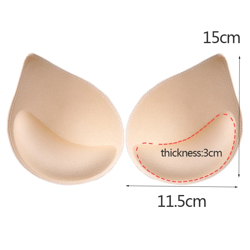 معززات الصدر البرازيلي رغوة إدراج كأس الصدر العشير اكسسوارات الإسفنج البرازيلي منصات ملابس السباحة الثدي رفع البرازيلي الحشو