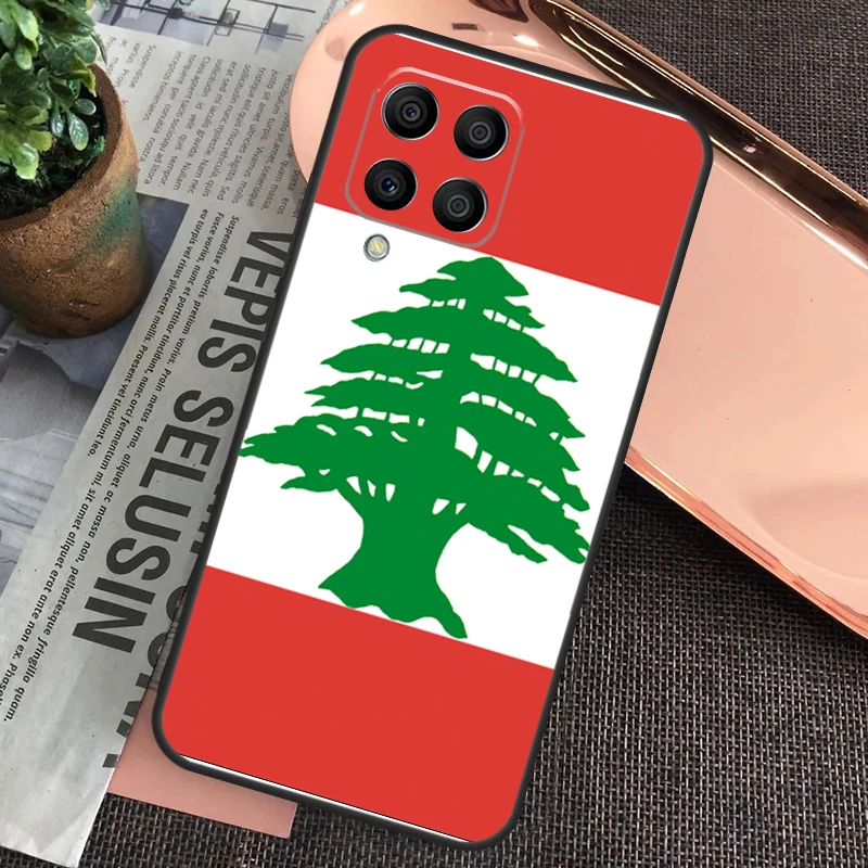 Lebanon Flag Case For Samsung Galaxy M15 M55 M13 M23 M33 M53 M31 M51 M14 M34 M54 M20 M30s M12 M32 M52