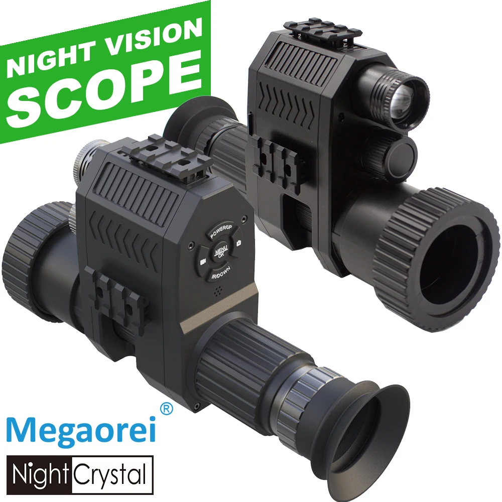 Megaorei NK007 PLUS Night Vision Scope Riflescope Infrared Hunting Camera HD 1080P Vedio Photo Record Monocular 850nm 940nm IR