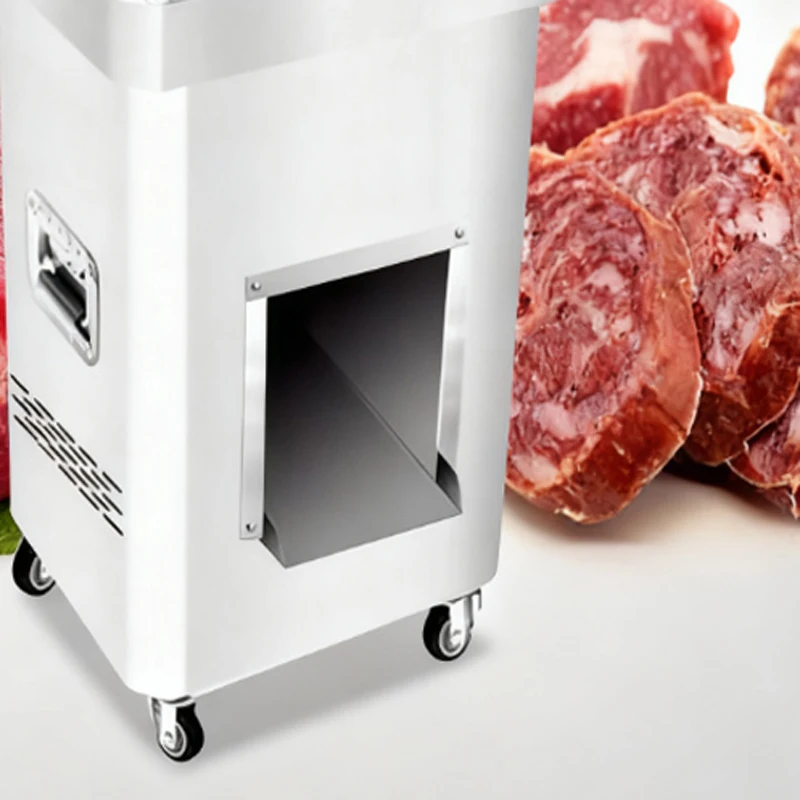 Commercial fresh meat slicer stainless steel slicing material catering vegetable slicer automatic meat slicer