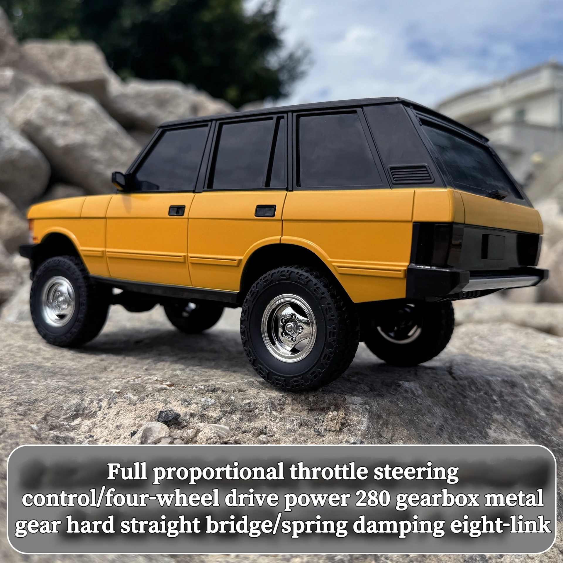 Ld18401 1/18 voiture télécommandée Rc tout-terrain 4x4 Land Rover Simulation télécommande modèle voiture d'escalade garçons enfants cadeau d'anniversaire