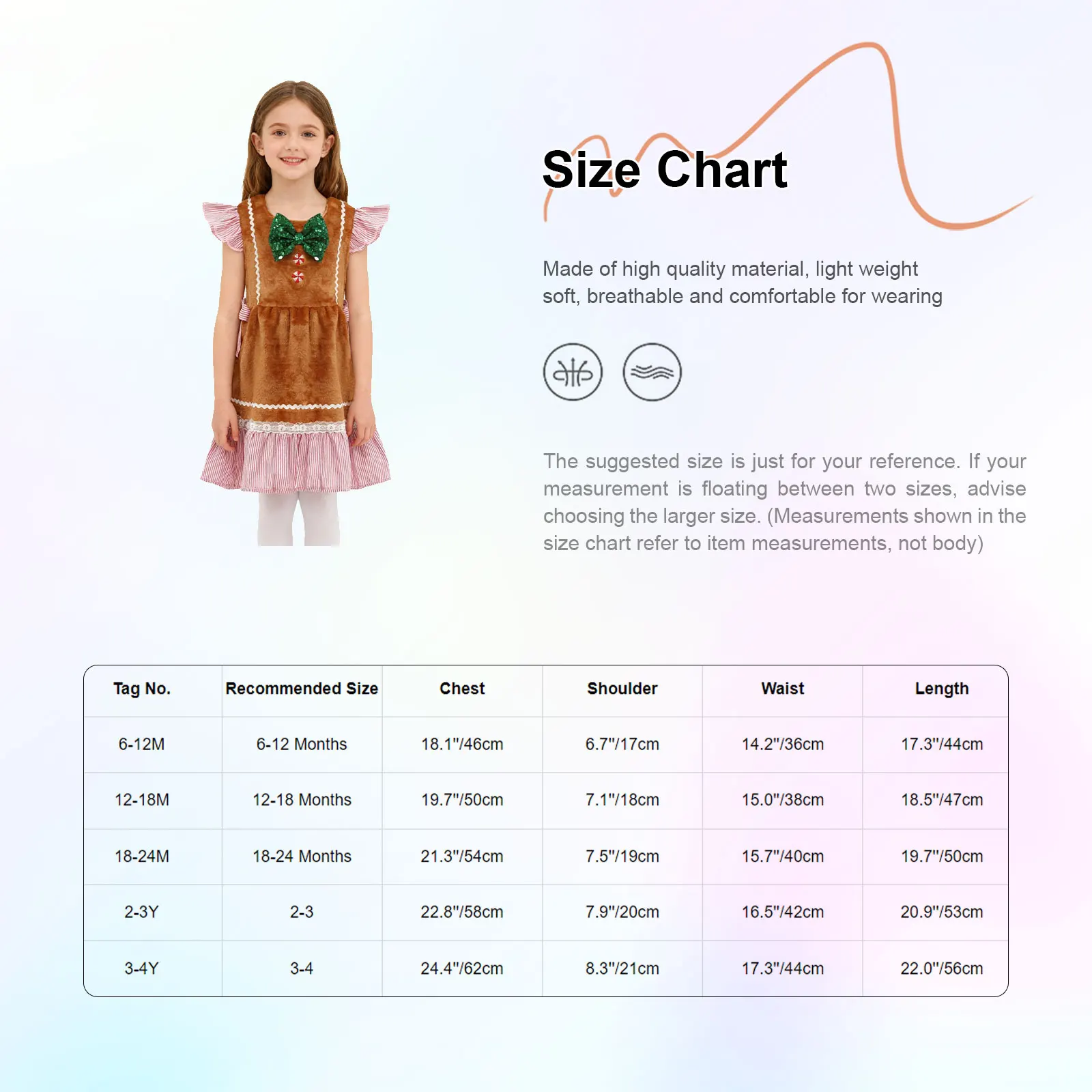 طفل الفتيات عيد الميلاد الزنجبيل رجل تأثيري فستان تحلق كم الترتر القوس أفخم مخطط فساتين عيد الميلاد السنة الجديدة زي حفلة #6