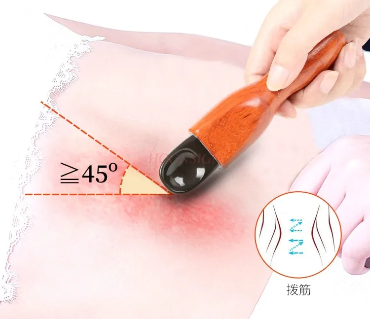 guasha scraper Bianstone household tendon tool scraping massage stick head facial dredging pot meridian warm moxibustion stone
