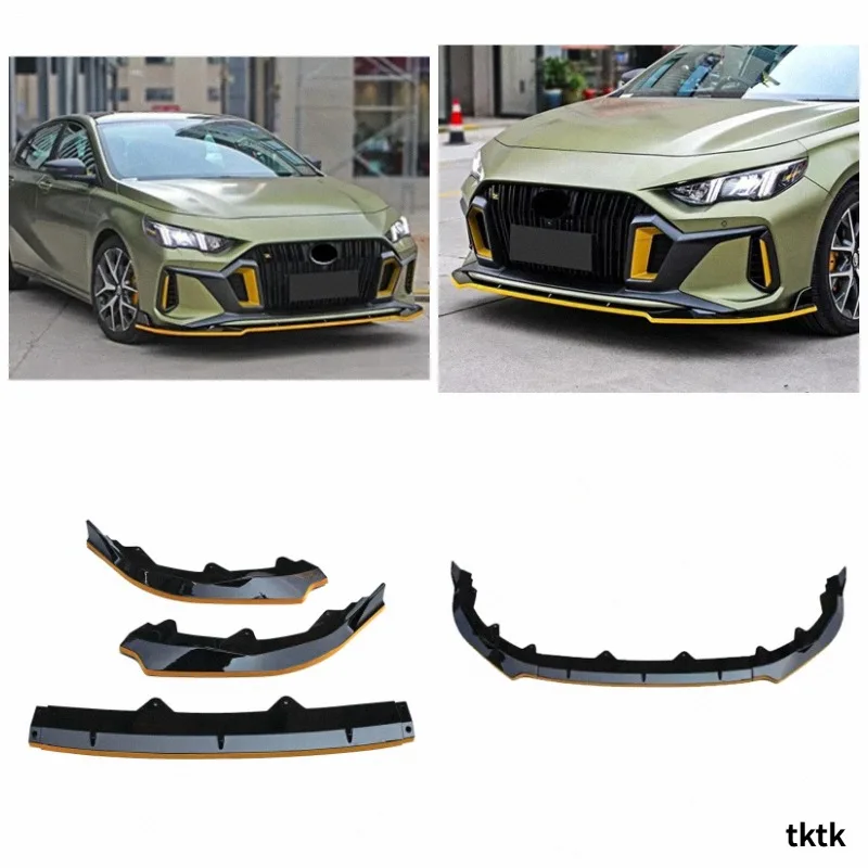 aa Car Front Bumper Splitter Spoiler Lip Diffuser Auto Accessories For Trumpchi GAC Empow 2021 2022 2023 2024 Modification