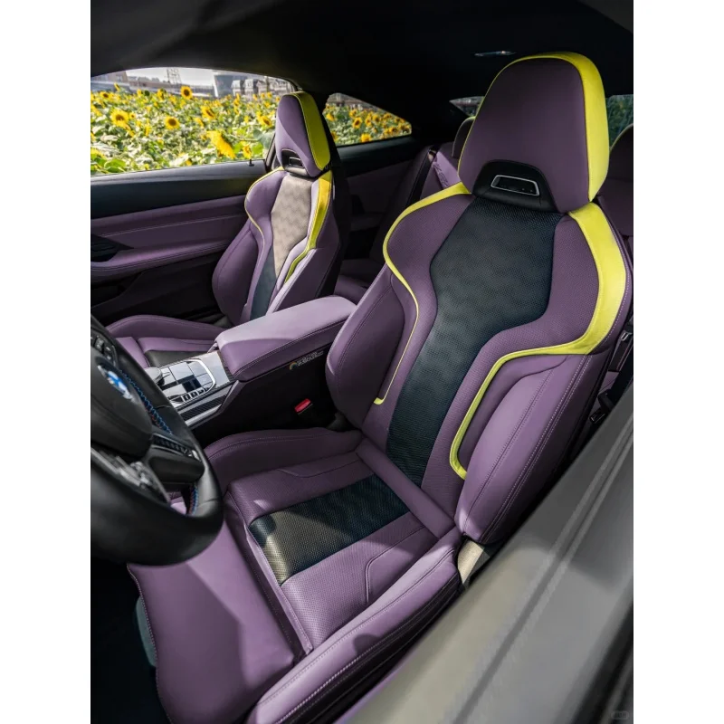 

Suitable for BMW 1 3 5 7 Series X1 X3 X5 E46 E90 E60 F30 F10 E39 F20 G20, Custom Leather 5- Car Seat Covers, Auto Accessorie