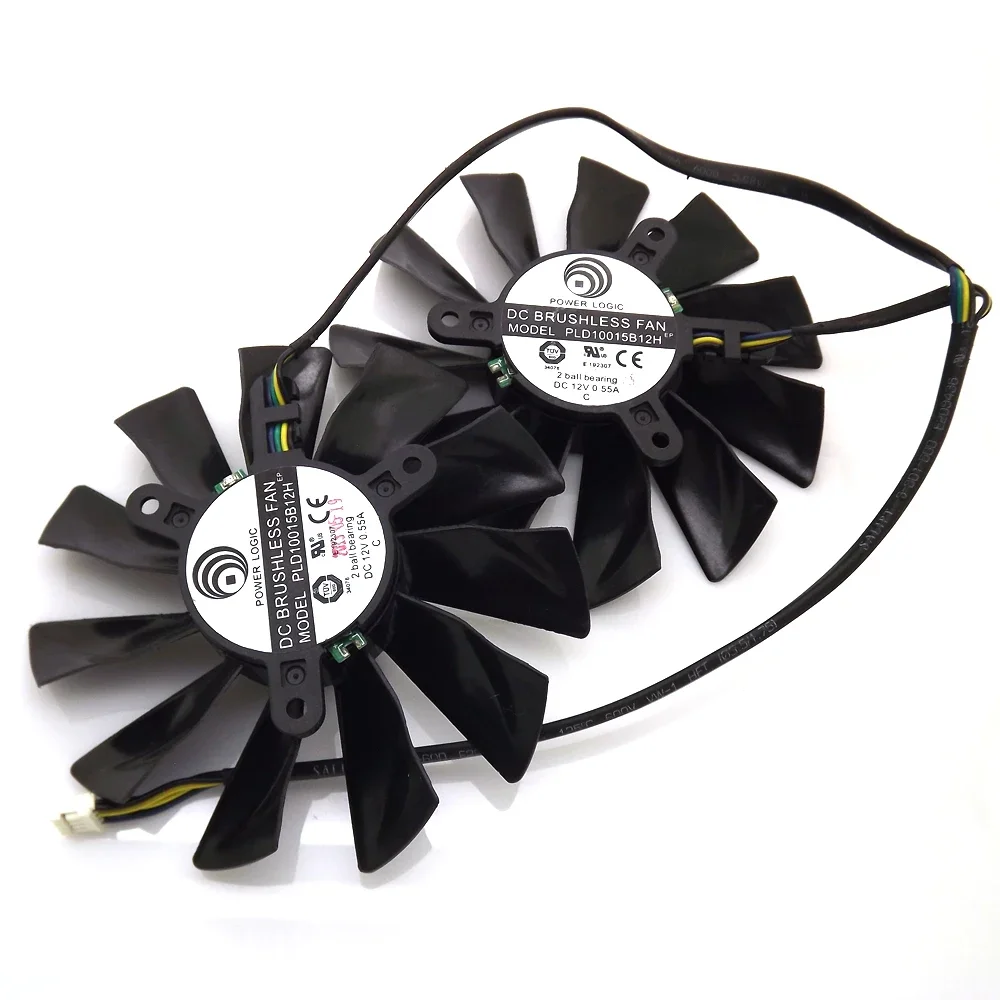 PLD10015B12H DC 12V 0.55A 94mm VGA Fan For MSI GTX680 R9-280X R9-270X R7-260X GTX770 Graphics Dual Cooling Fan 4Pin 4Wire