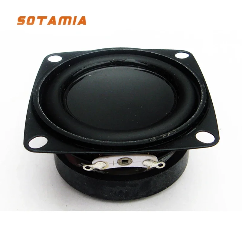 SOTAMIA 2Pcs 2 Inch 52MM Portable Speakers 3 Ohm 5W Loudspeaker Home Sound Audio Amplifier DIY Bluetooth Speakers Column