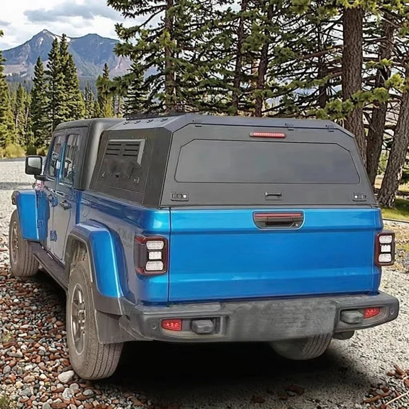 

High Quality Aluminum Alloy Foldable Waterproof Pickup Tonneau Cover For Gladiator