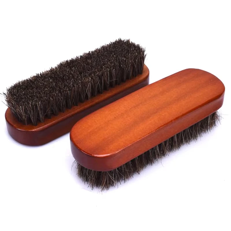 Car Wash Horsehair Brush Detailing Tools Polished Shoe Cleaning Brush Clean Detail Carwash Interior Accessories Washing Products