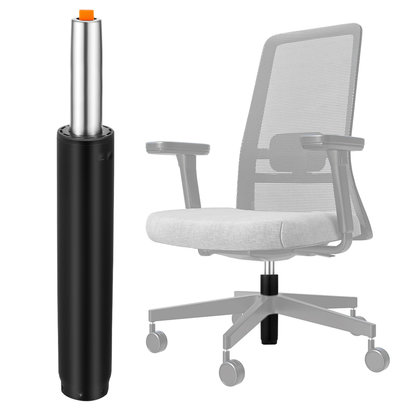 Heavy duty pneumatic support rod Chair Gas Lift Cylinder for office bar stool shock absorber piston Seat replacement Accessories