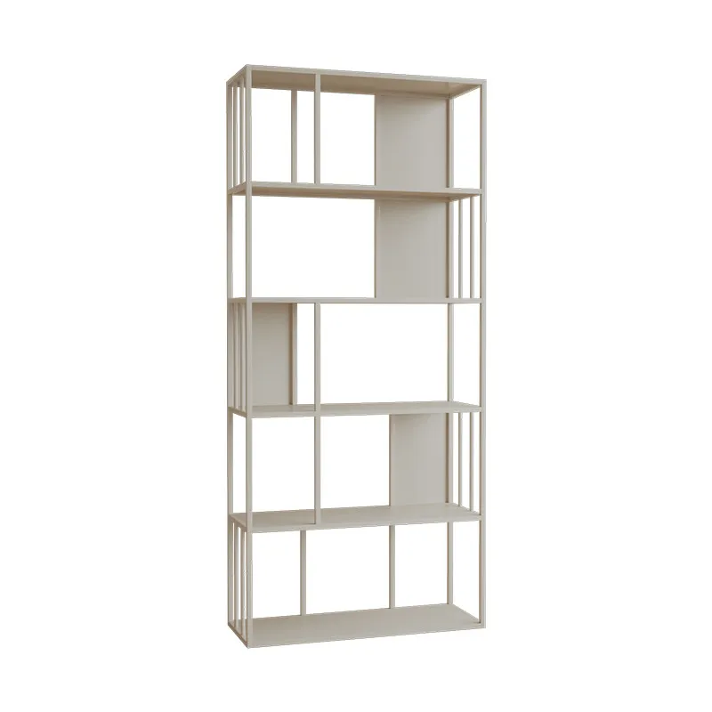 CX office storage floor simple bookshelf living room wrought iron bookcase integrated