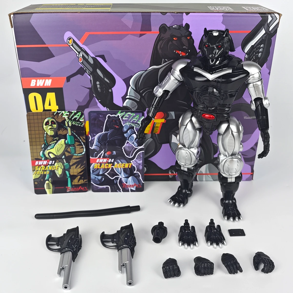 TransArt BWM-04 TA BWM04 Ravage Beast Wars Transformation Toys Robot Action Figure Model Collection