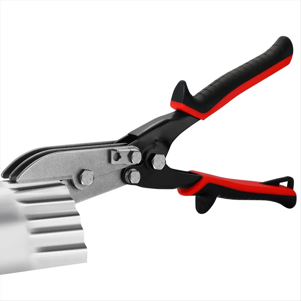 MALL 5 Blade Sheet Metal Crimper Tools-Hand Crimper Pipe Swaging 24-28 Gauge Prevents Clogging/Swelling