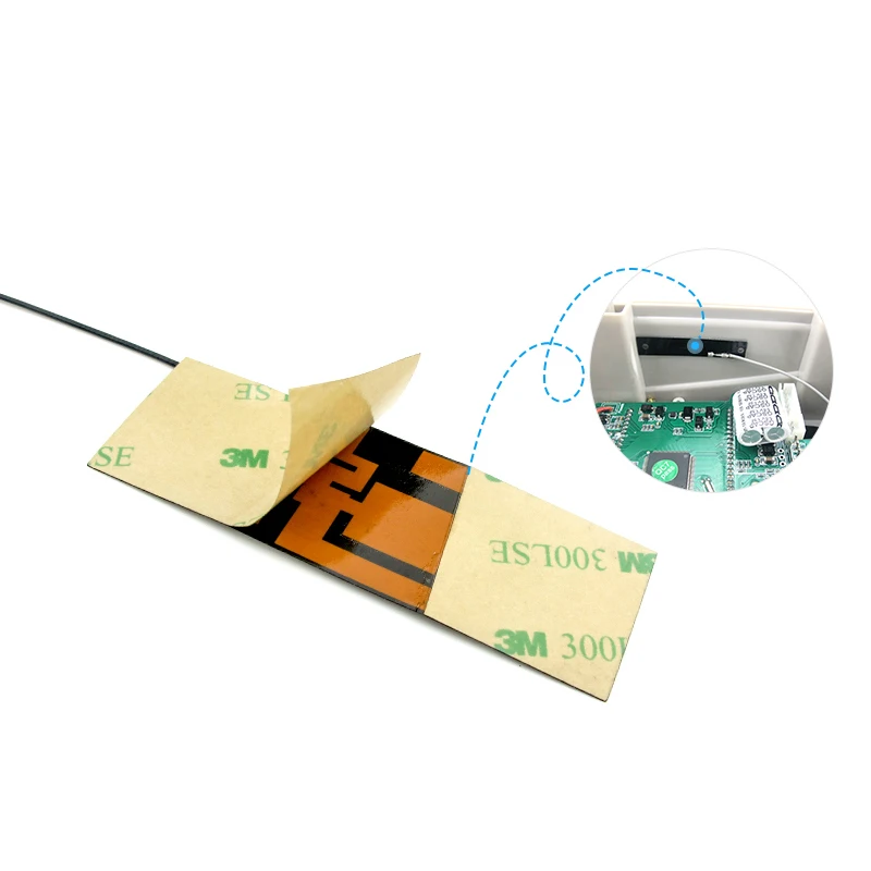 GSM GPRS 2G 3G LTE 4G FPC interno Soft Board Antenna Amplificatore ripetitore segnale Ipx U.FL RG1.13 Cavo da 20 cm 8dbi 700-2700 MHz