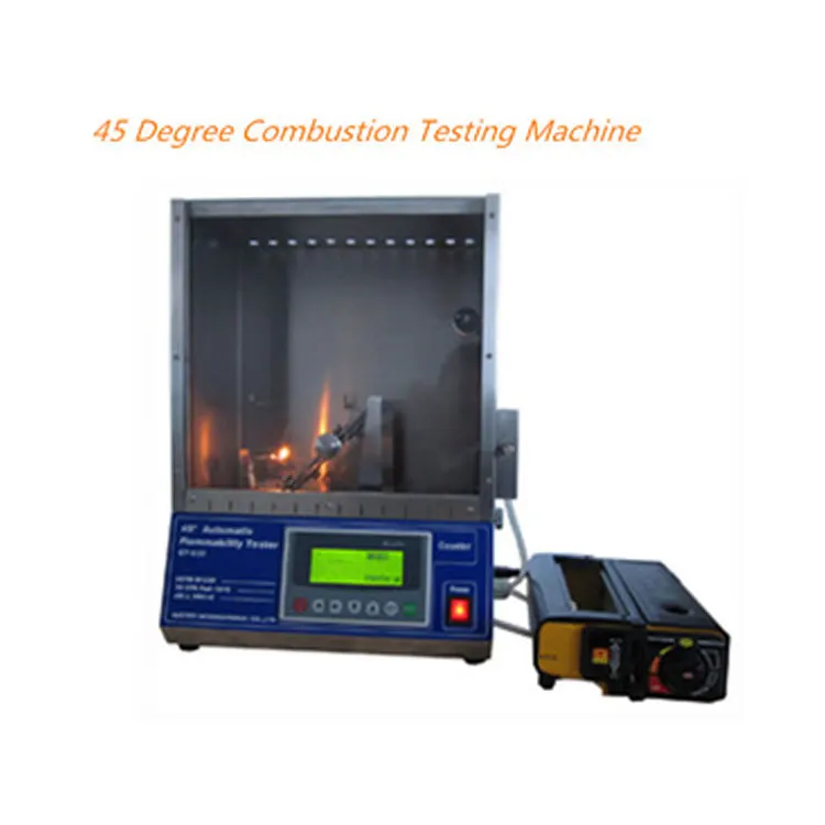 45 Degree Textile Fabric Combustion Testing Machine