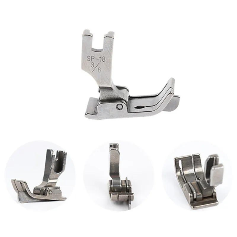SP-18 Right / Left Side Edge Guide Presser Foot For Industrial Single Needle Sewing Machine Accessories Seam Walking Flat Car