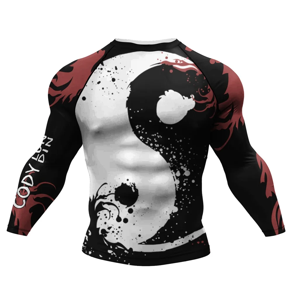 

Codylundin GYM Muay Thai Boxing Compressed Jerseys Anti Shrink Men Jersey Unisex Boxing Jerseys Bjj Gi Mma Rashguard Limited