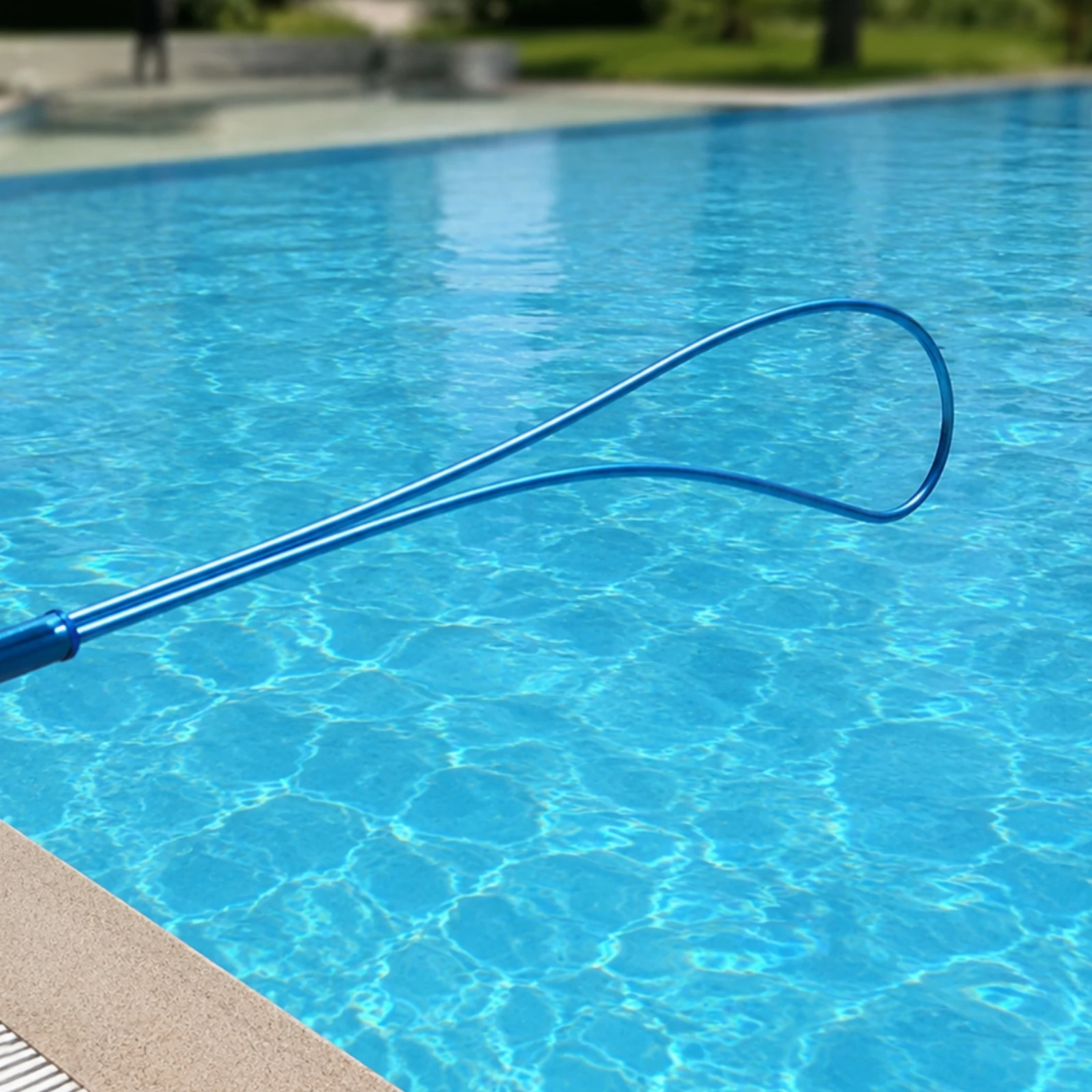 Pool Rescue Hook with Telescoping Pole Attachment Long-Lasting Swimming Pool Rescue Hook Sturdy Practical for Lifeguards