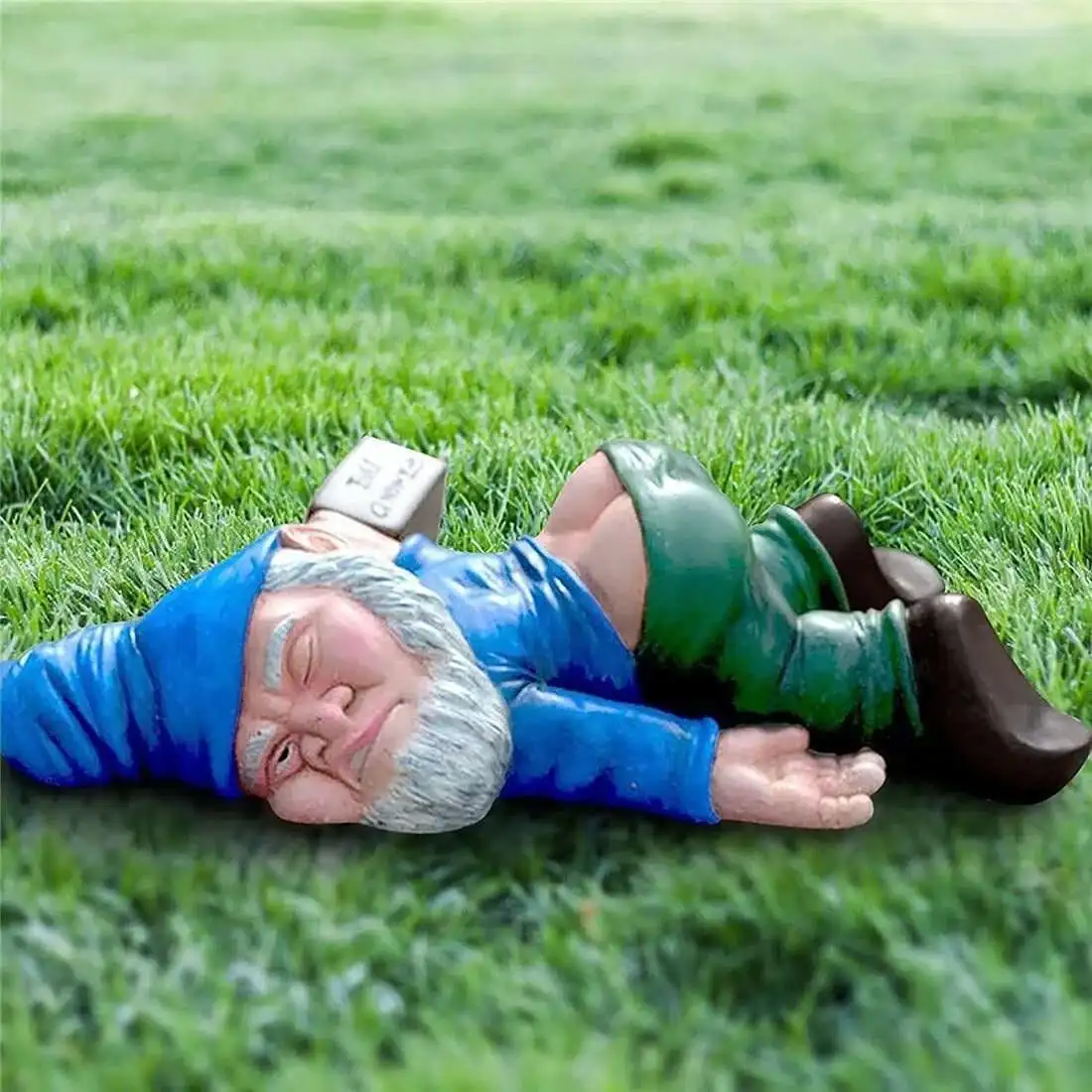 

New Creative Drunken Dwarves Sleeping On The Ground, Garden Decoration, Courtyard Resin Crafts Decoration