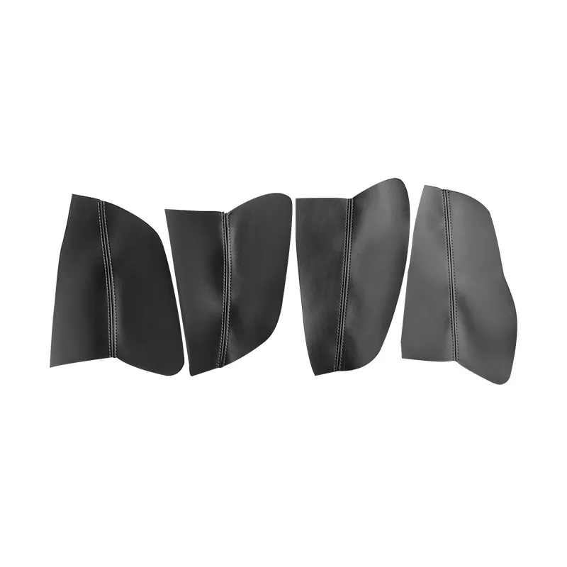 Soft Leather Door Panel Cover For Skoda Octavia 2015 2016 2017 1 Pair Car-styling Door Armrest Panel Skin Cover Sticker Trim