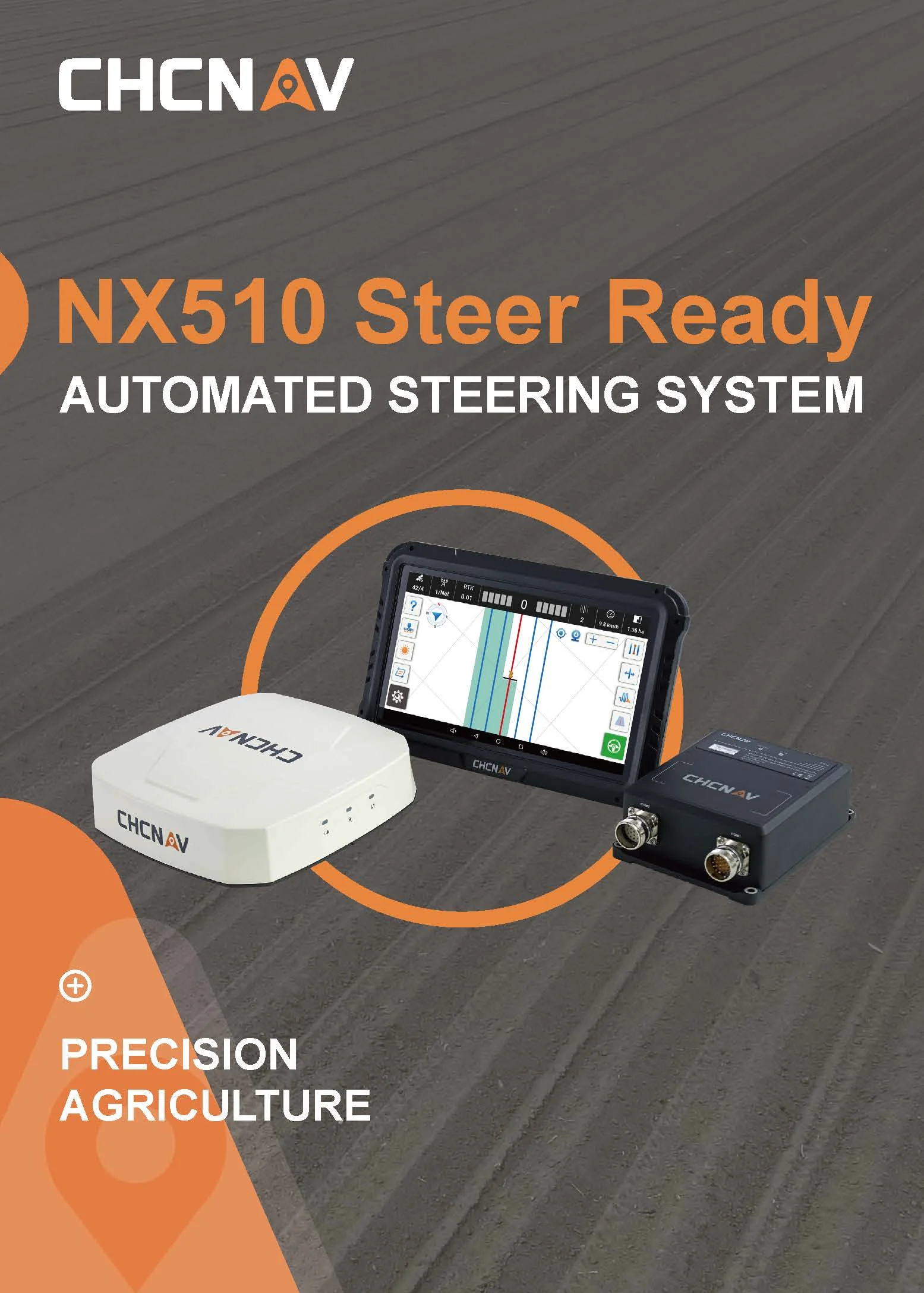 For NX510 Steer Ready Version Tractor Gps Agriculture Guidance System Global General Use Without Steering Wheel