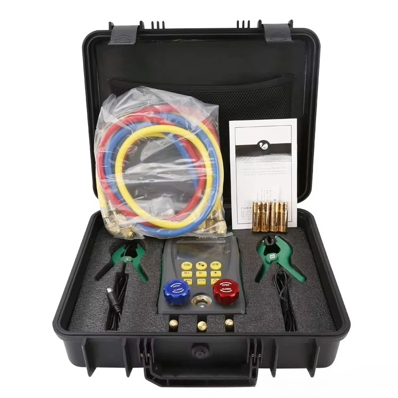 Automotive air conditioner fluoride vacuum pressure gauge DY517A liquid fluoride filling refrigeration maintenance electronics