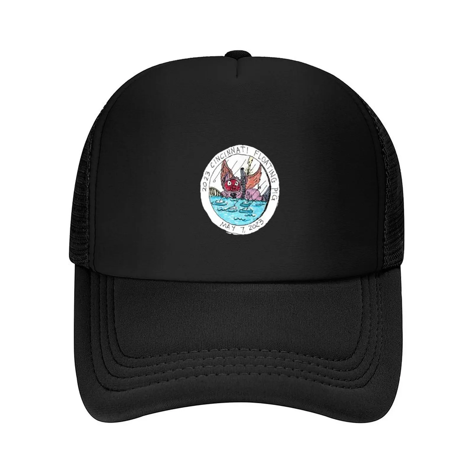 

2023 Cincy Floating Pig Baseball Cap Anime Uv Protection Solar Hat Snapback Cap Hip Hop Women's Beach Outlet 2025 Men's