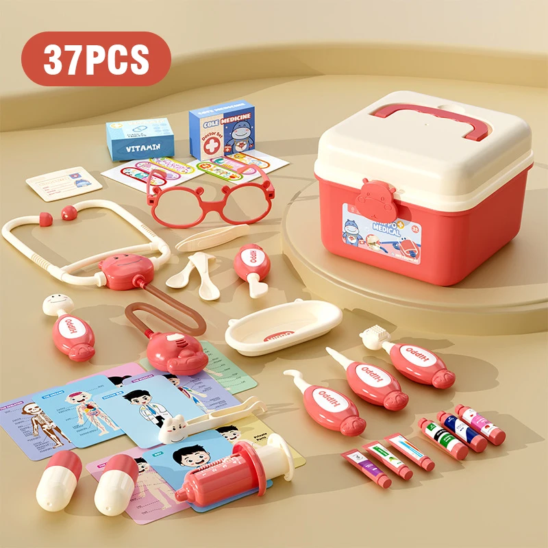 Kit de juguetes de Doctor para niños, juego de rol educativo, juego de simulación, juego de médicos, regalos para el Día de los niños