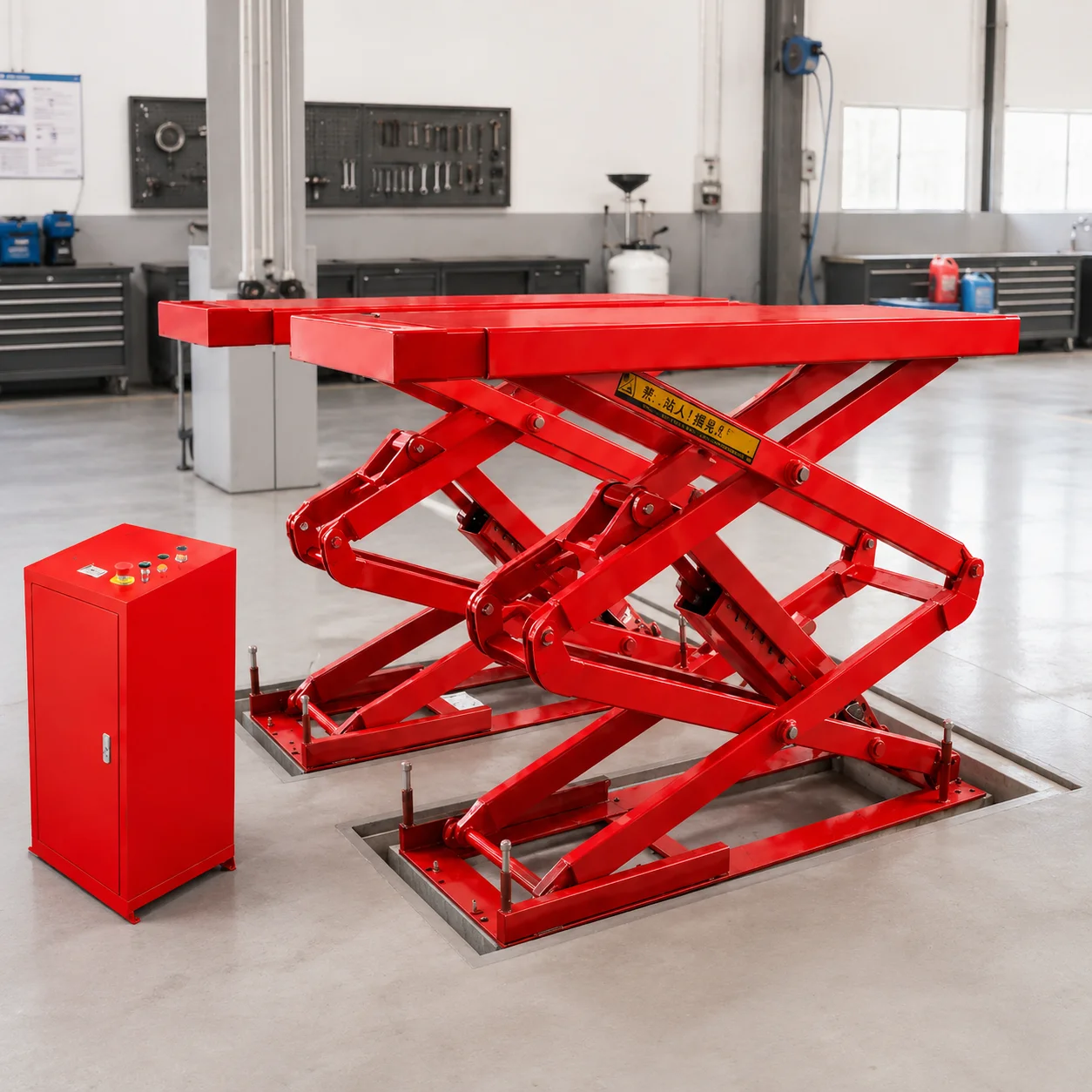Garage Auto Lift 3000KG Hydraulic Scissor Vehicle Platform