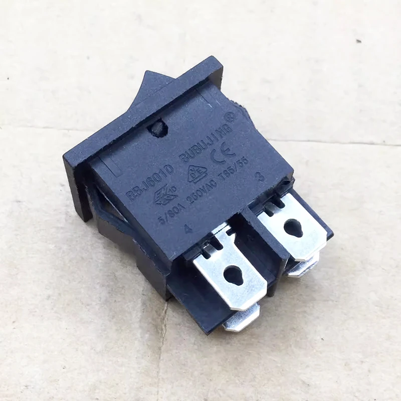 1~5pcs/lot Ship type switch BBJ601D Rocker switch 15*21 four-pin second gear power switch