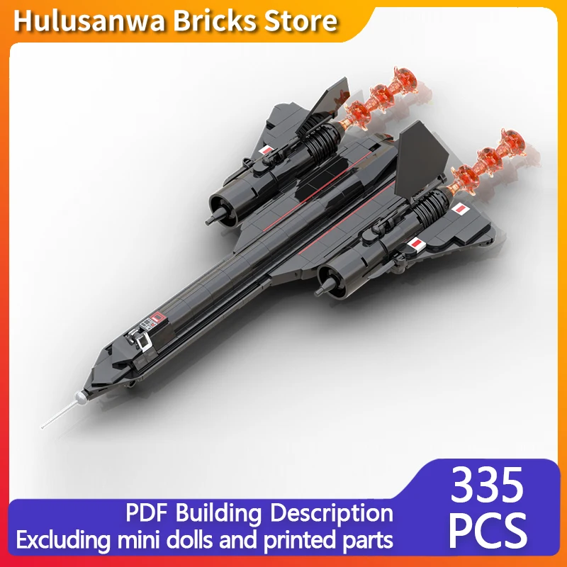 

SR-71 Blackbird NASA Version Jets Модель MOC Строительные кирпичи Военное оборудование Модульные технологии Подарки Праздничная сборка Детская игрушка