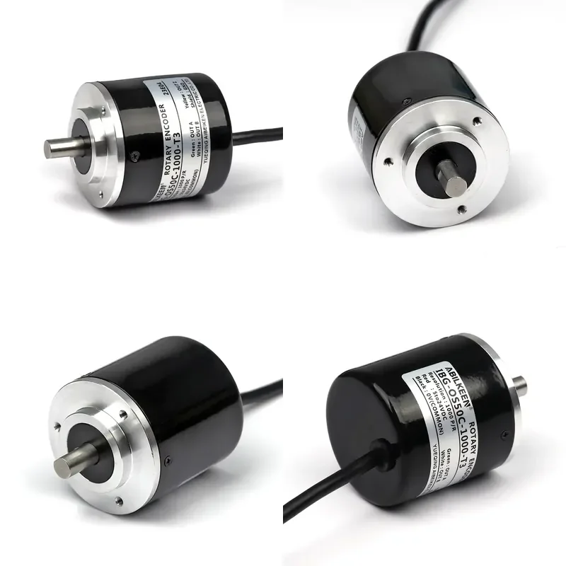 50Mm Magnetoelectric Sensor Incremental Rotary Encoder for PLC numerical control trd-j Series Incremental Encoder 8mm Solid