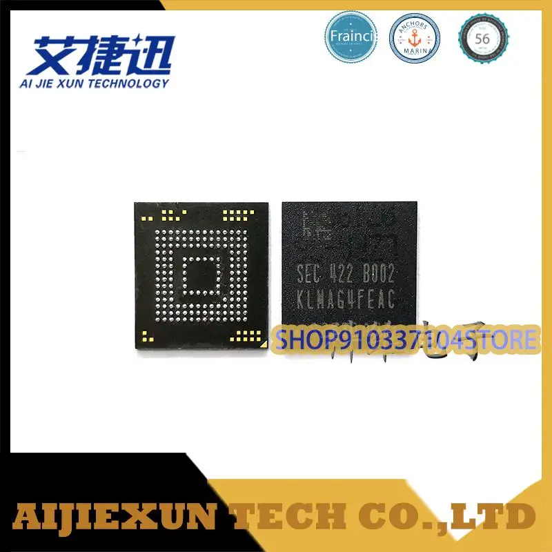 2 ชิ้น/ล็อต KLMAG4FEAB-B002 16G ICmemory IC ชิปใหม่และต้นฉบับ