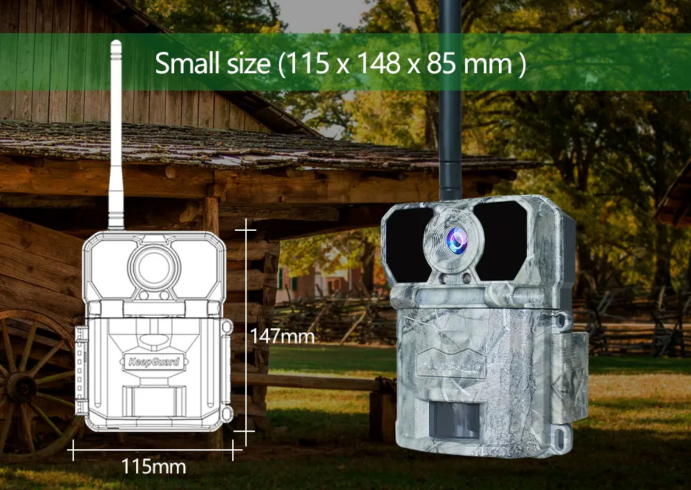 for Keepguard OEM ODM Trail Wildlife Camera 4g 1080p Video DC USB SD Best Mms Sms Gprs Hunting Game Trail Camera