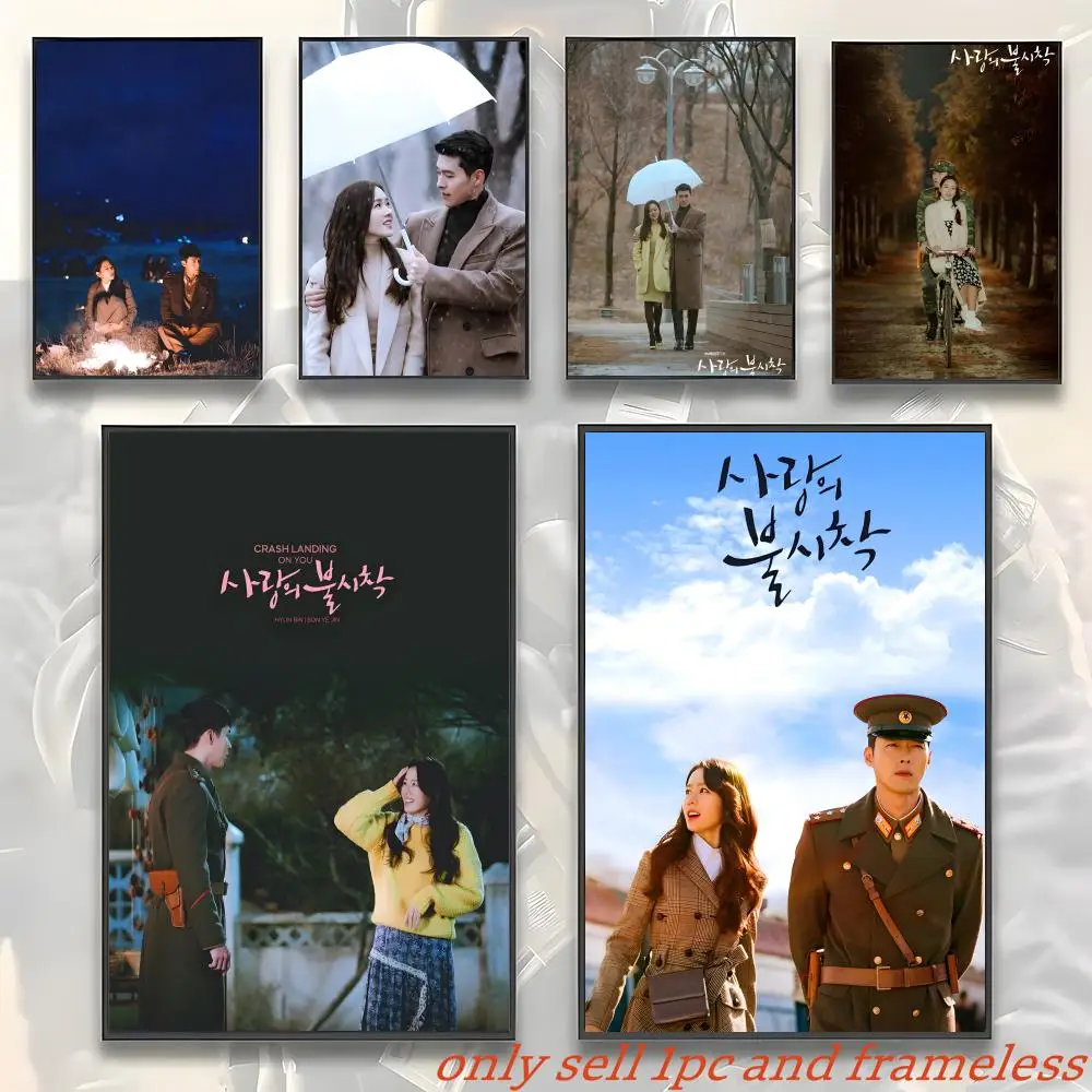 Love Drama TV C-Crash Landing on You Poster Art with prints Home bedroom living room decoration gift