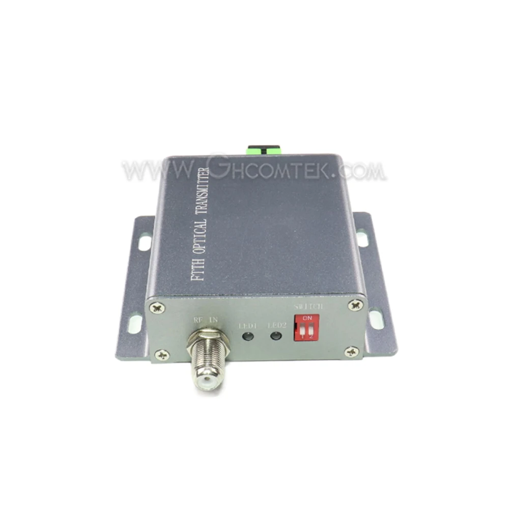 Mini 1550nm catv satv optischer sender sc/apc faser port single power out 10dbm 5km