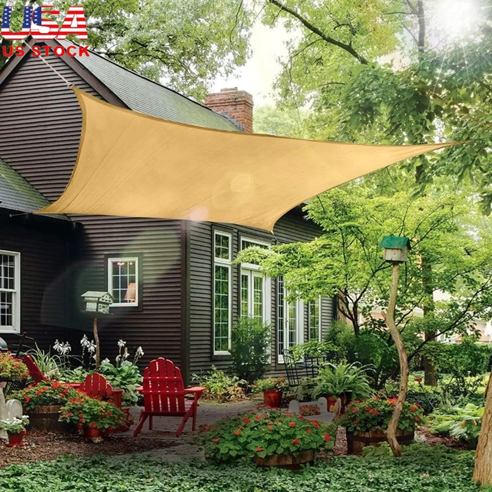 

Прямоугольный козырек от солнца, навес для паруса, уличный тент, тканевый тент, садовое укрытие, защита от ультрафиолета, чехол для патио, беседка, бассейн на заднем дворе