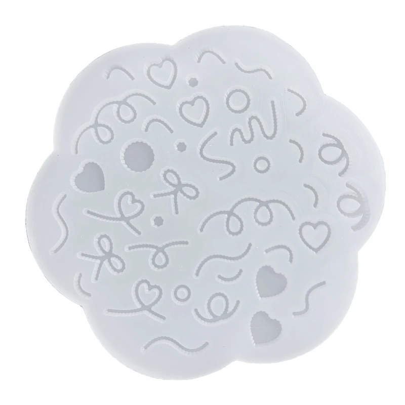 Molde agitador resina, molde fundição silicone, epóxi, areia movediça, tira colorida amor, para chaveiro,